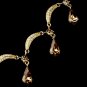 Gold Light Brown Necklace Earring Set 71562