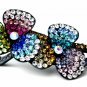 Rainbow Crystals Mixed with Clear Aurora Borealis Crystals 464