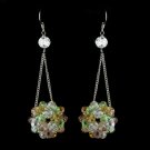 Multi Colored Beaded Ball Earring Set 8551