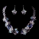 Pink Necklace Earring Set 8548