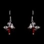 Red Necklace Earring Set 8548