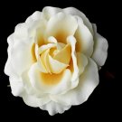 Classic Butter Cream Rose Bridal Flower Hair Clip - Clip 408