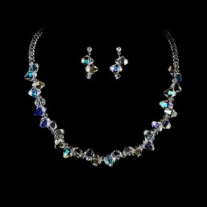 Swarovski Crystal Necklace & Earring Set NE 8257