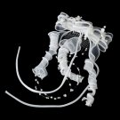 Floral and Fabric Flower Girl's Tiara HPC 706