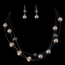 Necklace Earring Set NE 8362 Gold