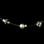 Silver Mint Necklace Earring 7220