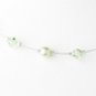 Silver Mint Necklace Earring 7220