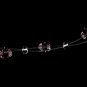 Light Amethyst Swarovski Crystal Illusion Jewelry Set NE 241