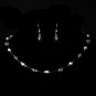 Light Amethyst Necklace Earring 7220