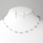Light Amethyst Necklace Earring 7220
