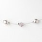 Light Amethyst Necklace Earring 7220