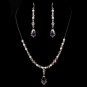 Necklace Earring Set NE 8354 Pink