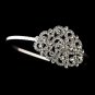 Silver Clear Headpiece 6548