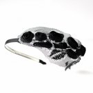 Silver Black Headpiece 8455