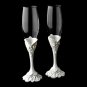 Victorian Lace Wedding Toasting Flutes FL 451