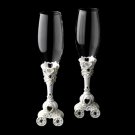 Cinderella Carriage Wedding Toasting Flutes