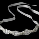 *Pearl Ribbon Style Bridal Headband HP 8207 White