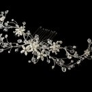 Elegant Vine Crystal Comb 8218