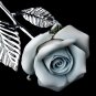 Porcelain Blue Rose
