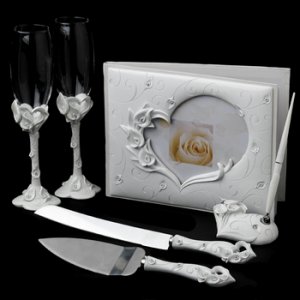 Heart Calla Lily Sparkle Set