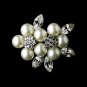 Silver Pearl Brooch 118