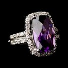 Silver Amethyst Ring 9236
