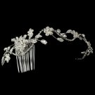 Rhinestone Side Accenting Floral HP-13176