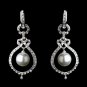 Silver Clear Earring Set 25356