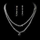 Layered Swavorski Crystal Jewelry Set NE 7199