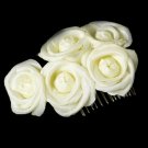 Bridal Hair Comb 4647 Light Yellow