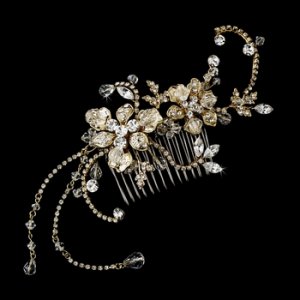 Gold Headpiece Comb 8153