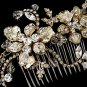 Gold Headpiece Comb 8153