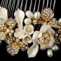Gold Headpiece Comb 8278