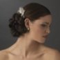 Flower Rhinestone Crystal Glamour Bridal Hair Comb 8417