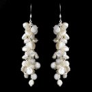 Beautiful Cluster Keshi Pearl Earrings E 8195