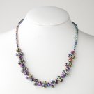 Multi Color Flower Necklace 7617