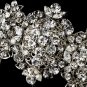 Silver Clear Barrette 8336