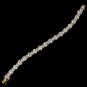 Bracelet 2244 Gold Cubic Zirconia