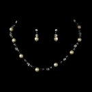 Ivory Child's Necklace Earring Set 7247