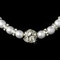 White Child's Necklace Earring Set 7244