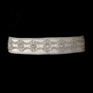 Rhinestone & Beaded Bridal Sash Belt 7 Ivory