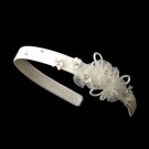 Pretty Flowergirl Headband HP 506 White or Ivory