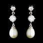 Silver Pearl Earring Set 3592