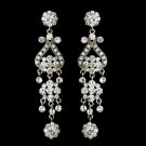 Silver Clear Earring Set 1033