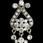 Silver Clear Earring Set 1033