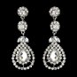 Silver Clear Earring Set 1328