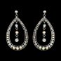 Silver Clear AB Earring Set 1331