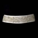 Pearl & Rhinestone Wedding Sash Bridal Belt 16 (White or Ivory)