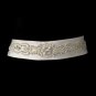Pearl & Rhinestone Accented Wedding Sash Bridal Belt 18 (White or Ivory)