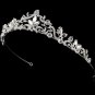 Silver Rhinestone Tiara HP 8312